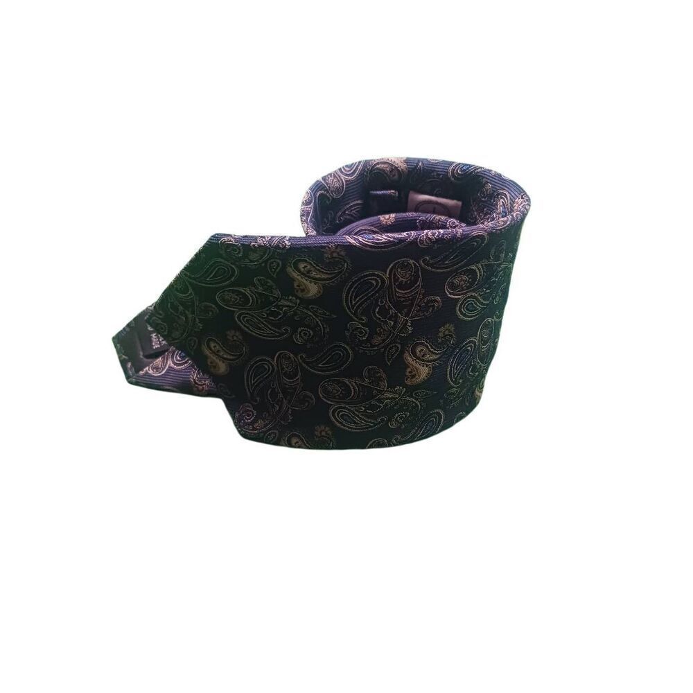 Bruno Piattelli 100% pure silk tie paisley